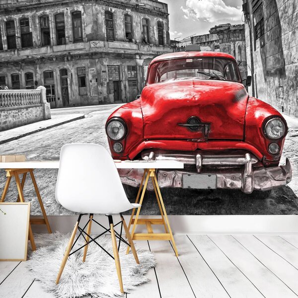 Foto tapeta - Kubanski stari automobil (152,5x104 cm)