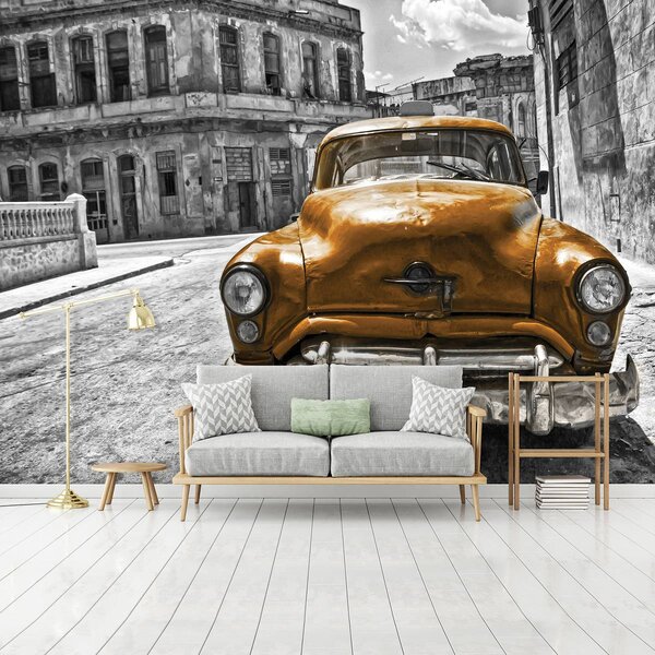 Foto tapeta - Kubanski stari automobil (152,5x104 cm)