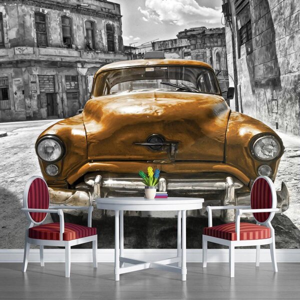 Foto tapeta - Kubanski stari automobil (152,5x104 cm)