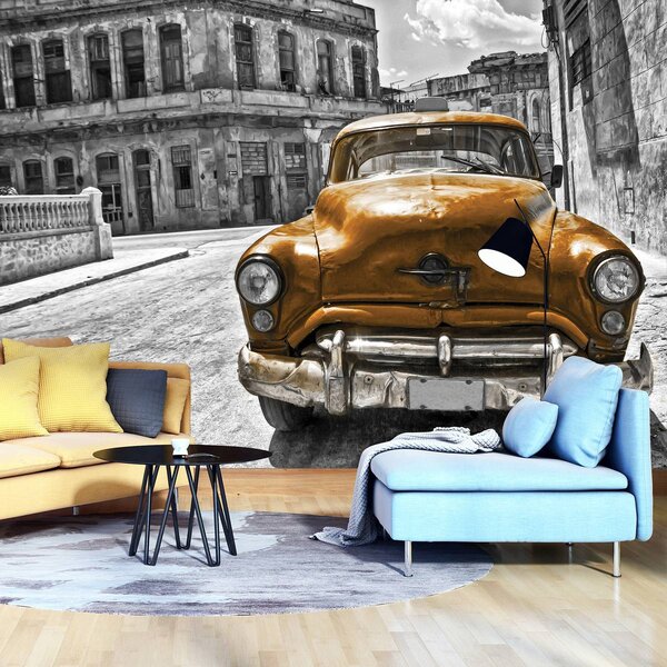 Foto tapeta - Kubanski stari automobil (152,5x104 cm)