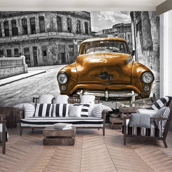 Foto tapeta - Kubanski stari automobil (152,5x104 cm)