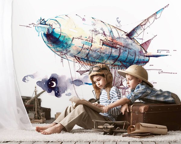 Foto tapeta - Zračni brod cepelin (152,5x104 cm)