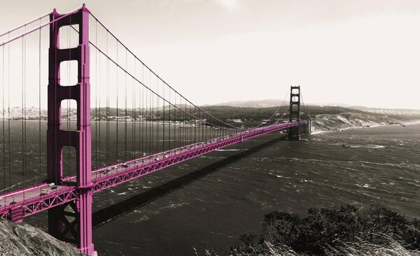 Foto tapeta - Most - Golden Gate (152,5x104 cm)