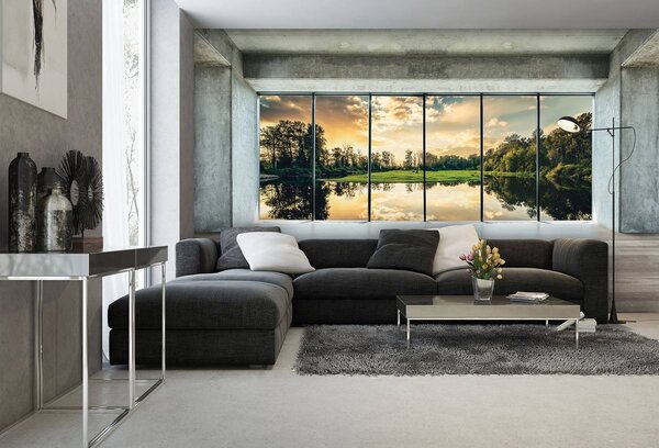 Foto tapeta - Pogled na jezero (152,5x104 cm)