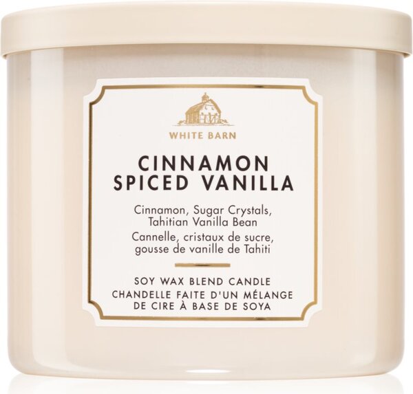 Bath & Body Works Cinnamon Spiced Vanilla mirisna svijeća 411 g