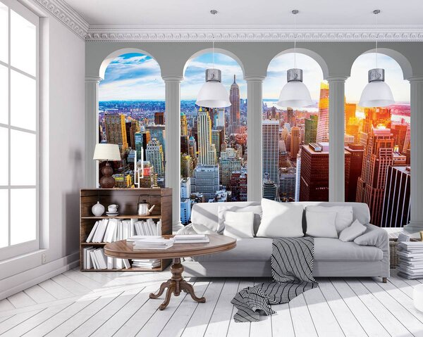 Foto tapeta - Pogled na New York City (152,5x104 cm)