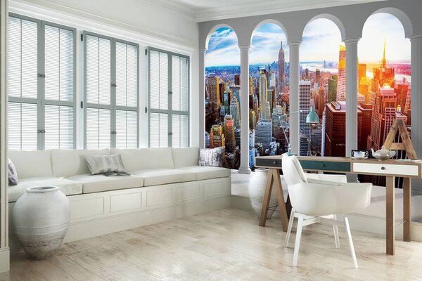 Foto tapeta - Pogled na New York City (152,5x104 cm)
