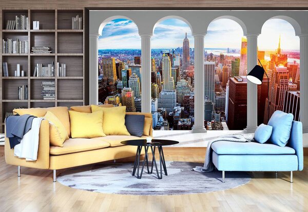 Foto tapeta - Pogled na New York City (152,5x104 cm)