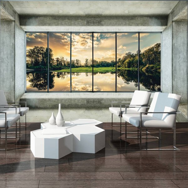 Foto tapeta - Pogled na jezero (152,5x104 cm)