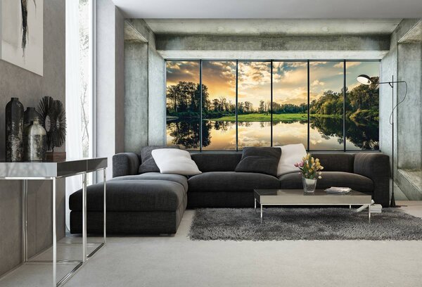 Foto tapeta - Pogled na jezero (152,5x104 cm)