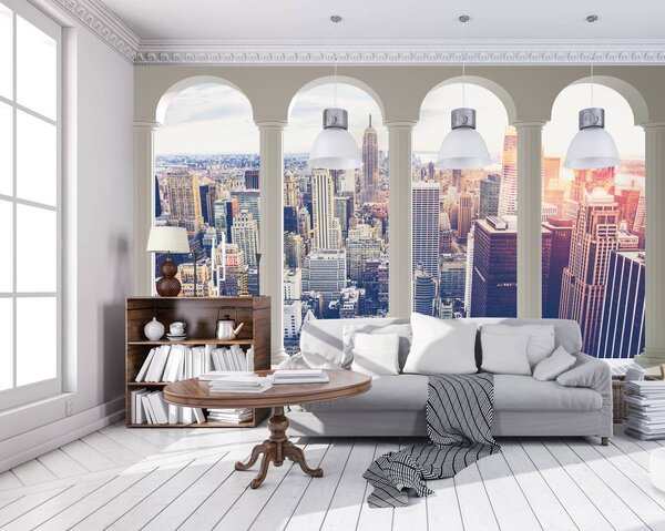 Foto tapeta - Stupovi u New Yorku (152,5x104 cm)