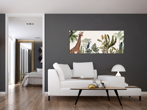 Slika - Prebivalci Afrike (120x50 cm)