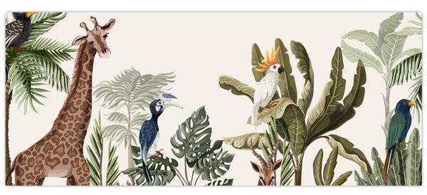 Slika - Prebivalci Afrike (120x50 cm)