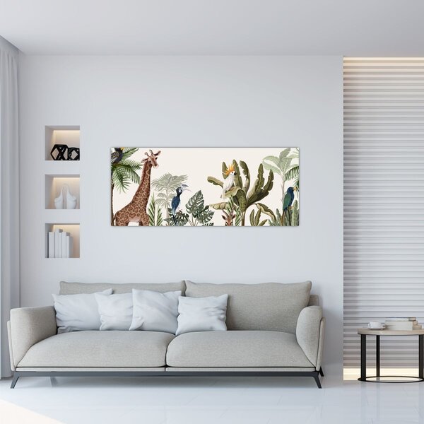 Slika - Prebivalci Afrike (120x50 cm)