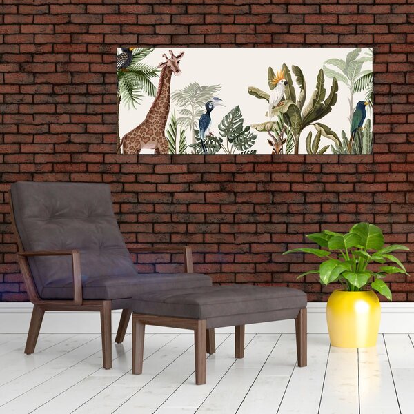Slika - Prebivalci Afrike (120x50 cm)