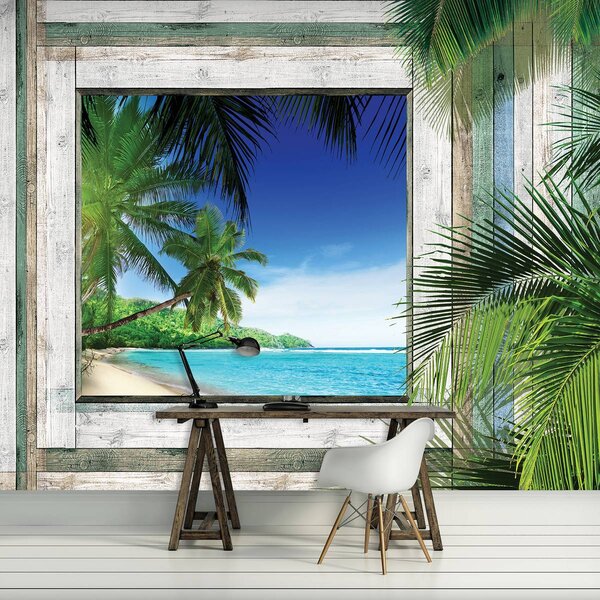 Foto tapeta - Plaža, more, pijesak (152,5x104 cm)