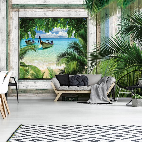 Foto tapeta - Plaža, more, pijesak (152,5x104 cm)