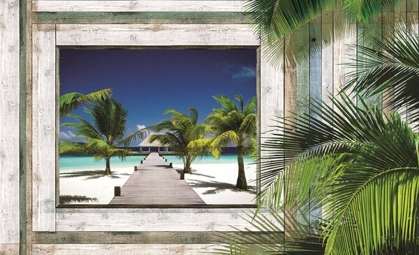 Foto tapeta - Plaža, more, pijesak (152,5x104 cm)