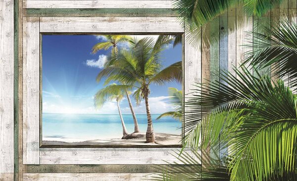 Foto tapeta - Plaža, more, pijesak (152,5x104 cm)