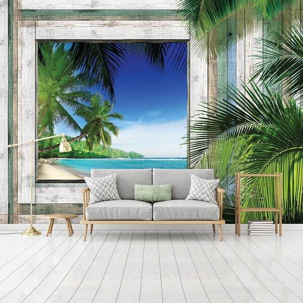 Foto tapeta - Plaža, more, pijesak (152,5x104 cm)