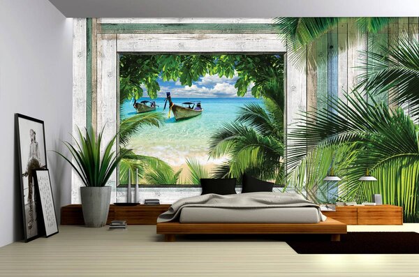 Foto tapeta - Plaža, more, pijesak (152,5x104 cm)