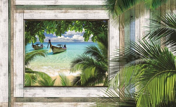 Foto tapeta - Plaža, more, pijesak (152,5x104 cm)