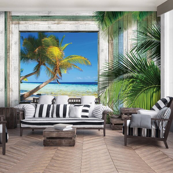 Foto tapeta - Plaža, more, pijesak (152,5x104 cm)