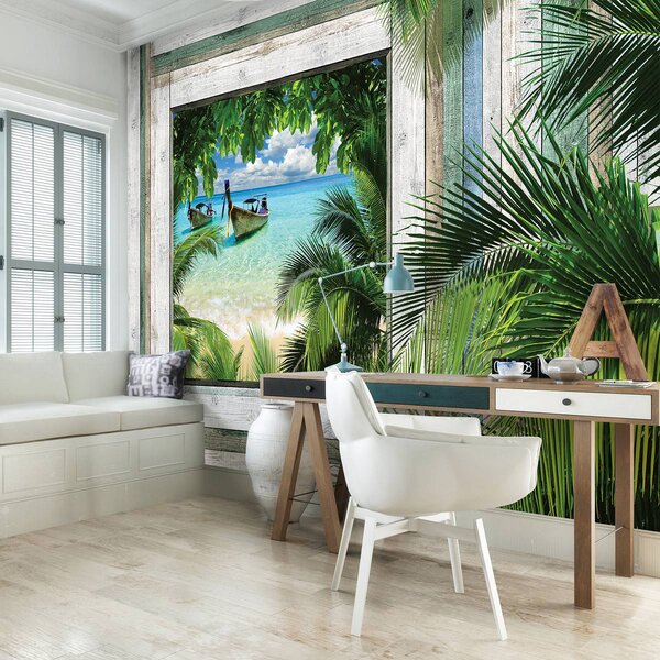 Foto tapeta - Plaža, more, pijesak (152,5x104 cm)