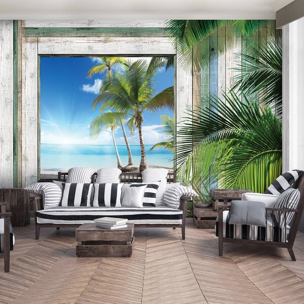 Foto tapeta - Plaža, more, pijesak (152,5x104 cm)