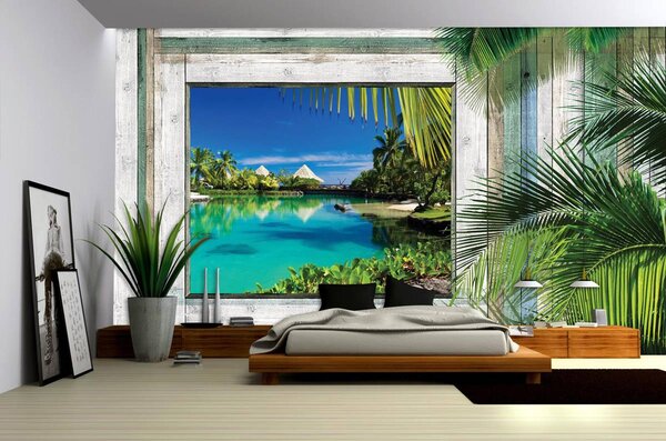 Foto tapeta - Plaža, more, pijesak (152,5x104 cm)