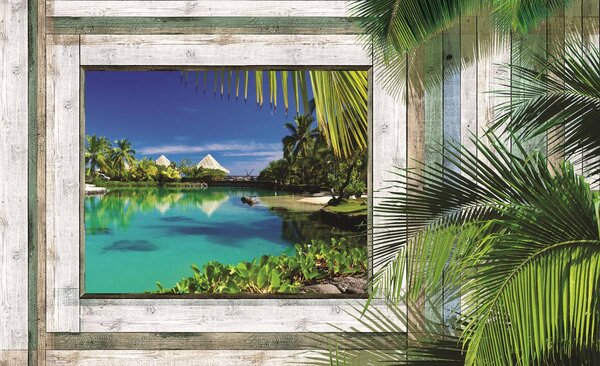 Foto tapeta - Plaža, more, pijesak (152,5x104 cm)