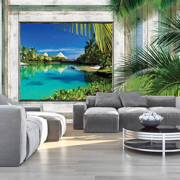 Foto tapeta - Plaža, more, pijesak (152,5x104 cm)