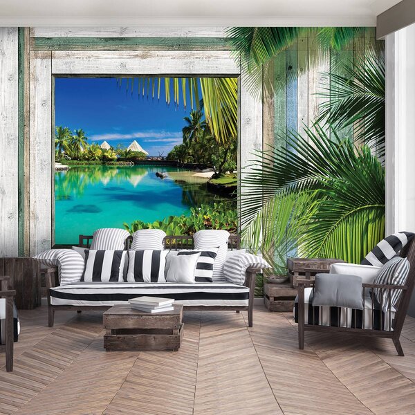 Foto tapeta - Plaža, more, pijesak (152,5x104 cm)