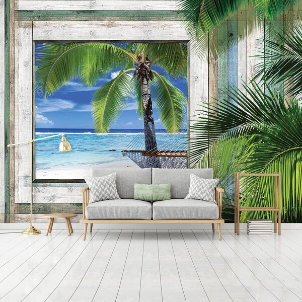 Foto tapeta - Plaža, more, pijesak (152,5x104 cm)