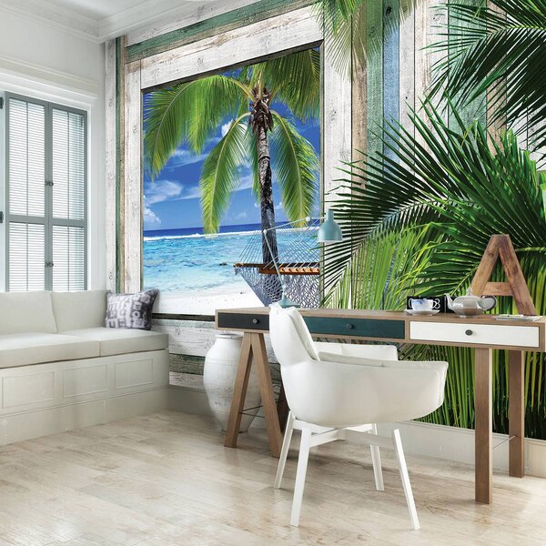 Foto tapeta - Plaža, more, pijesak (152,5x104 cm)