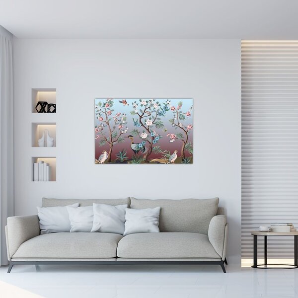 Slika - Ptičji park (90x60 cm)