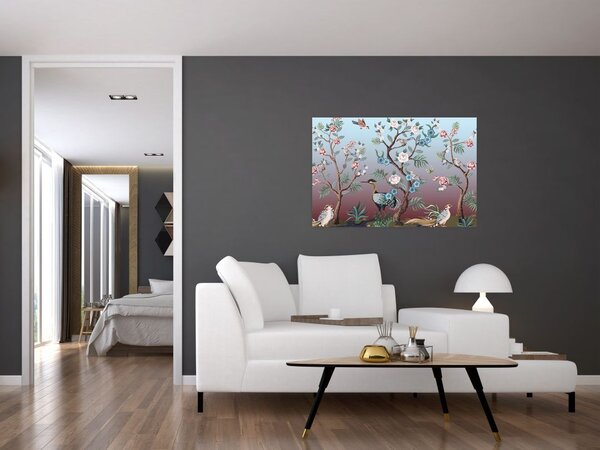 Slika - Ptičji park (90x60 cm)