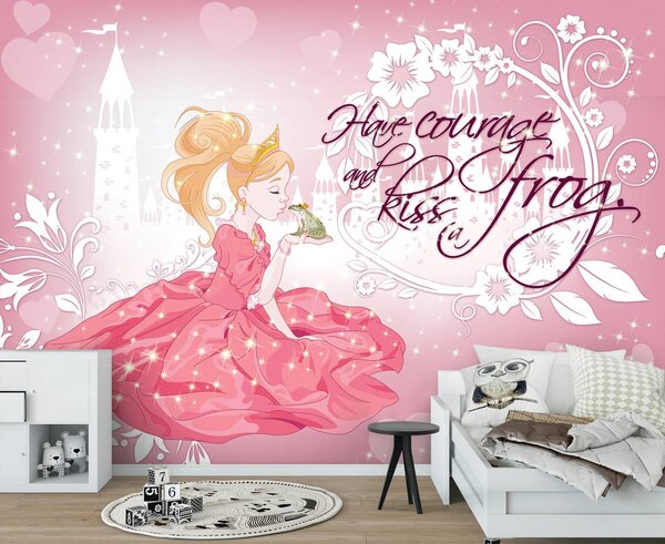 Foto tapeta - Princeze i žaba (152,5x104 cm)