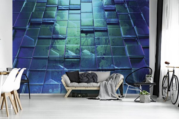 Foto tapeta - 3D zid (152,5x104 cm)