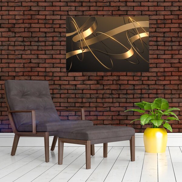 Poslikava - Bronasti trakovi (90x60 cm)