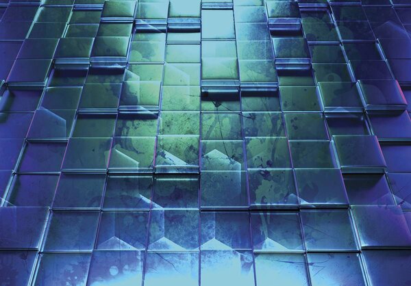 Foto tapeta - 3D zid (152,5x104 cm)
