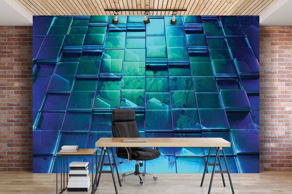 Foto tapeta - 3D zid (152,5x104 cm)