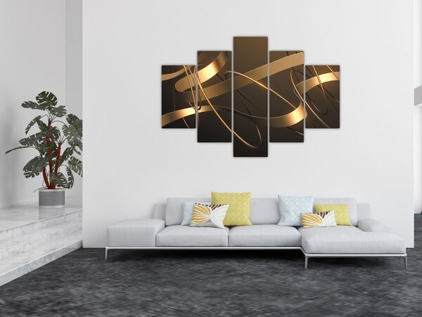 Poslikava - Bronasti trakovi (150x105 cm)