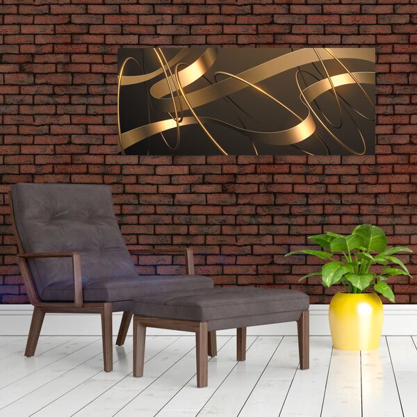 Poslikava - Bronasti trakovi (120x50 cm)