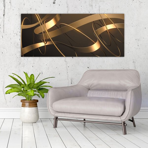 Poslikava - Bronasti trakovi (120x50 cm)