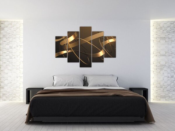 Poslikava - Bronasti trakovi (150x105 cm)