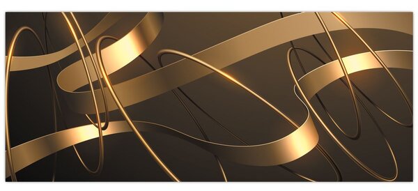 Poslikava - Bronasti trakovi (120x50 cm)