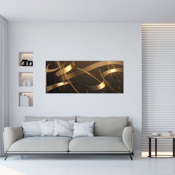Poslikava - Bronasti trakovi (120x50 cm)