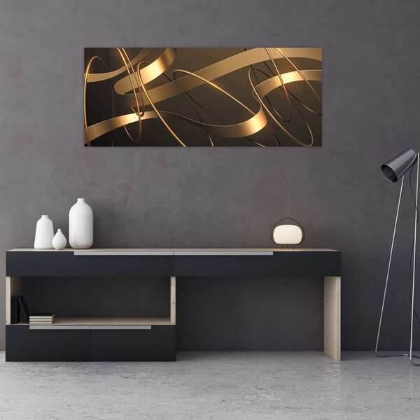 Poslikava - Bronasti trakovi (120x50 cm)