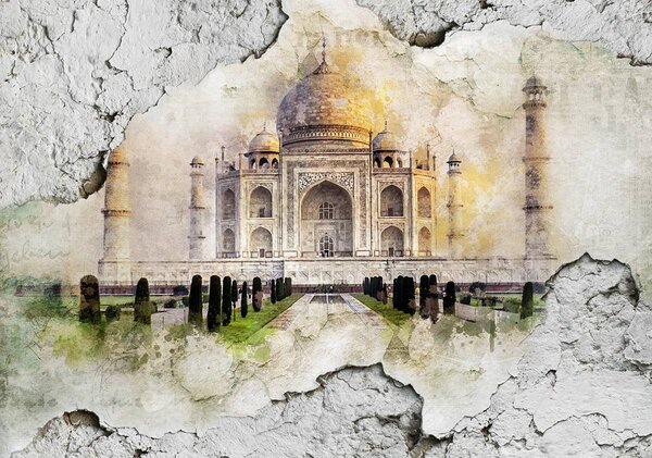 Foto tapeta - Taj Mahal (152,5x104 cm)